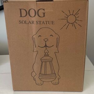 Charming Solar Dog Garden Light